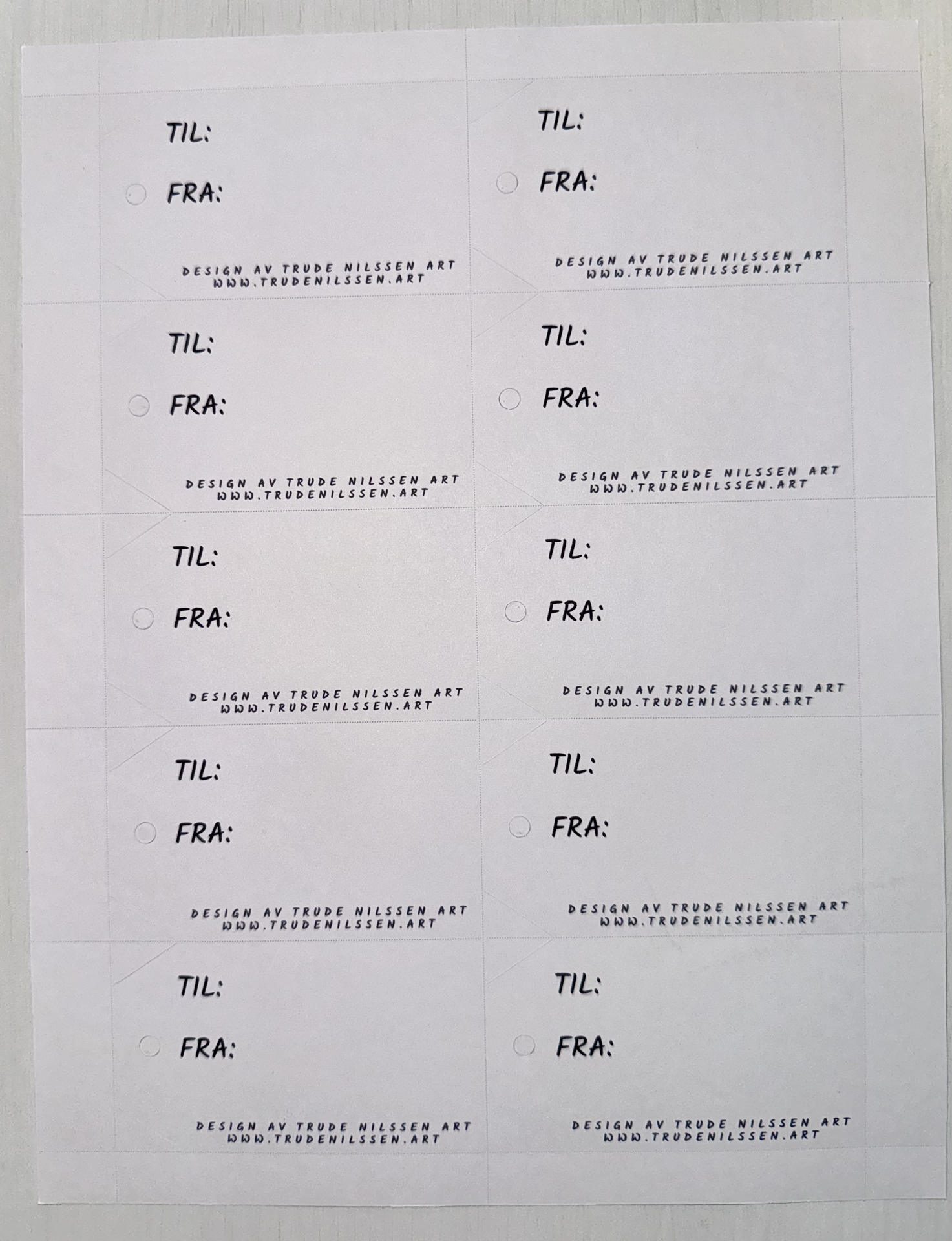 Julegavelapper 10 pk. 2025 - Bilde 2